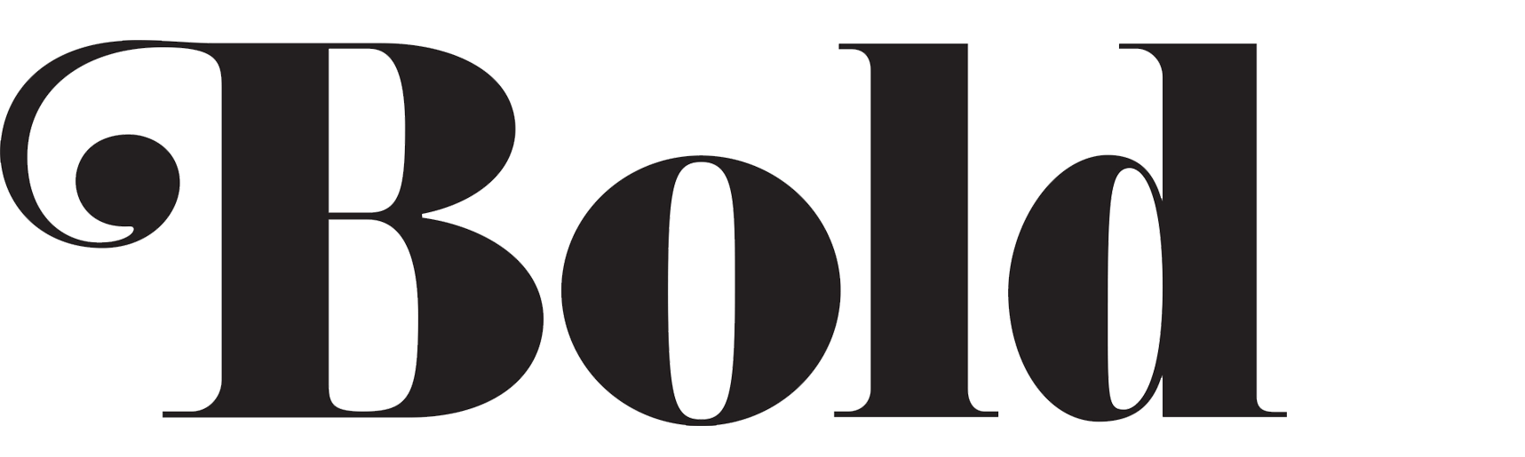 Bold Logo BLACK